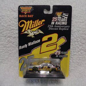 Rusty Wallace #2 Miller 1/64 25th Anniversary Revell Diecast Car Nascar